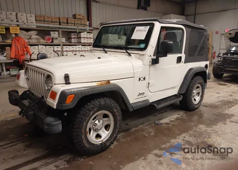 2004 Jeep Wrangler X z USA, uszkodzony, nr VIN 1J4FA39S84P701132